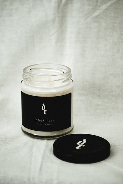The Black Rose Candle