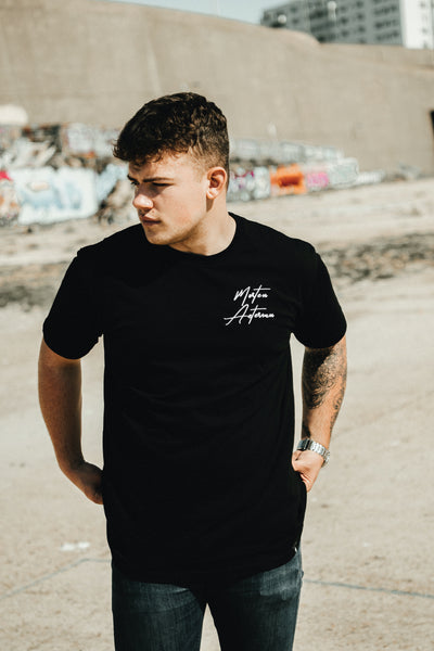 Black Scripture Tee