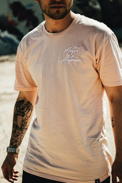 Pale Pink Scripture Tee