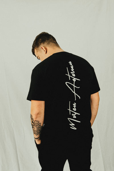 Black Scripture Tee