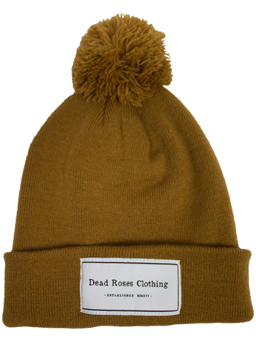 Pom Pom Beanie // Caramel